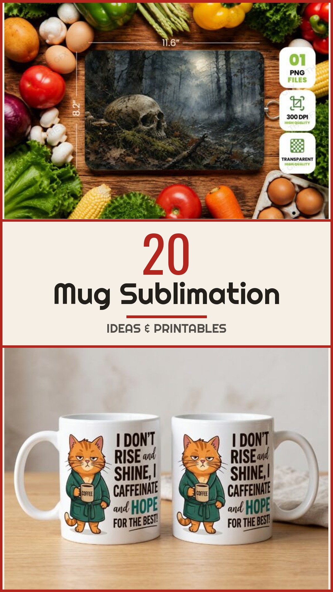 20 Mug Sublimation